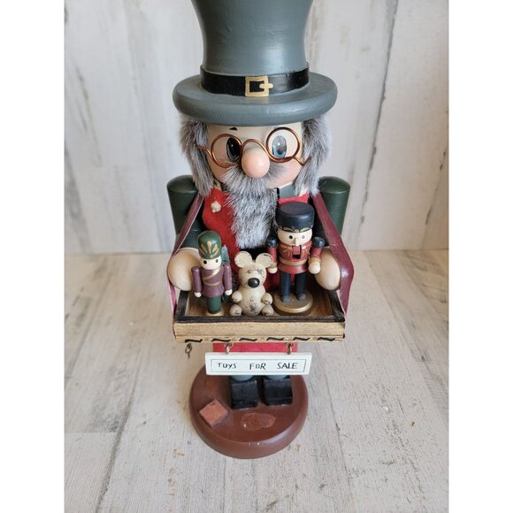 Zim toy vendor nutcracker AS IS Xmas vintage figure decor - Picture 2 of 14